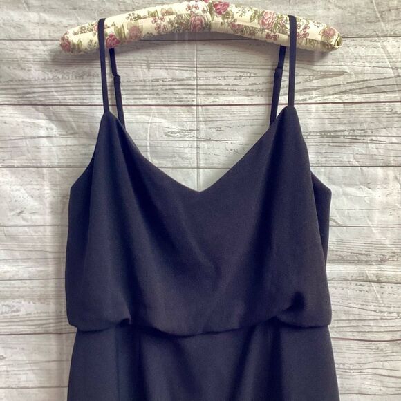 REVOLVE Dress the Population Alondra Blouson Sheath Dress Black LBD XXL - Picture 5 of 12